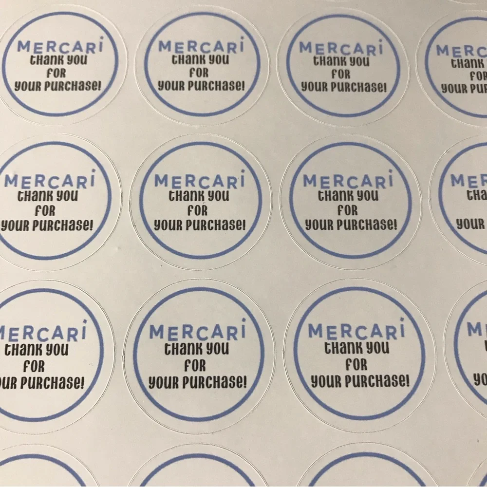 70 thank you for your purchase stickers